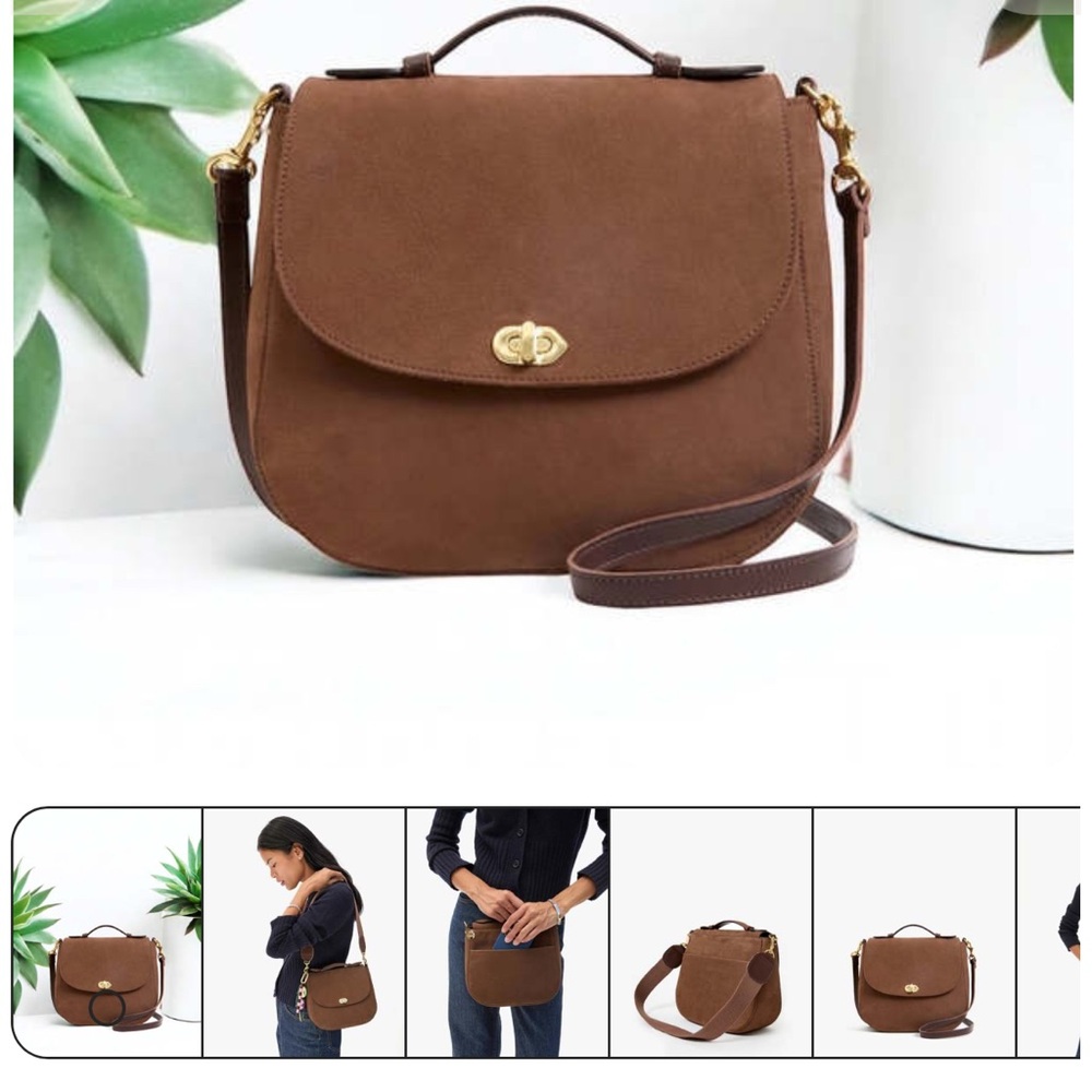 NWT Clare V Turnlock Luis Bag